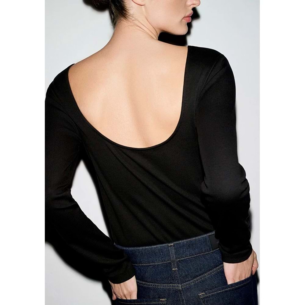 Mavi M1613855-900 Uzun Kollu Tişört T-Shirt Kadın Tişört