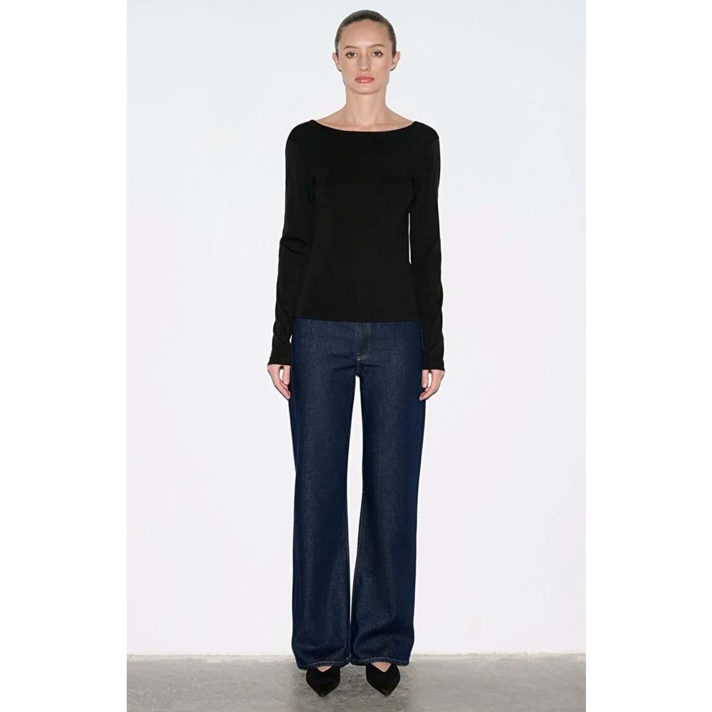 Mavi M1613855-900 Uzun Kollu Tişört T-Shirt Kadın Tişört