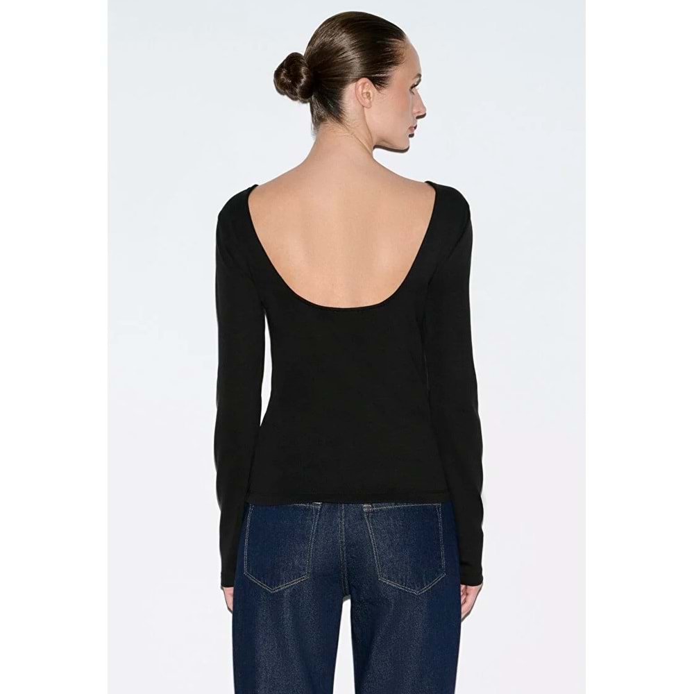 Mavi M1613855-900 Uzun Kollu Tişört T-Shirt Kadın Tişört