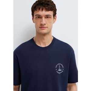 Mavi M0613282-82318 Gemi Baskılı Tişört Erkek T-Shirt
