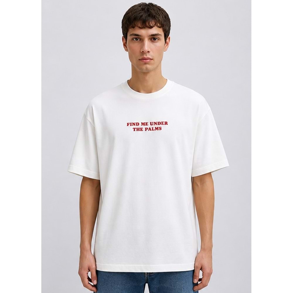 Mavi M0613280-70057 Find Me Under The Palms Baskılı Tişört Erkek T-Shirt