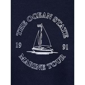 Mavi M0613282-82318 Gemi Baskılı Tişört Erkek T-Shirt