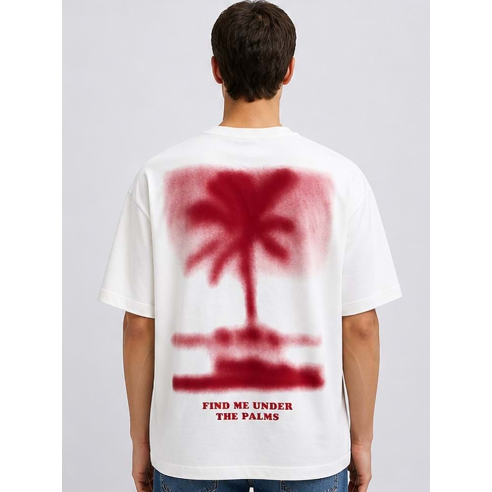 Mavi M0613280-70057 Find Me Under The Palms Baskılı Tişört Erkek T-Shirt