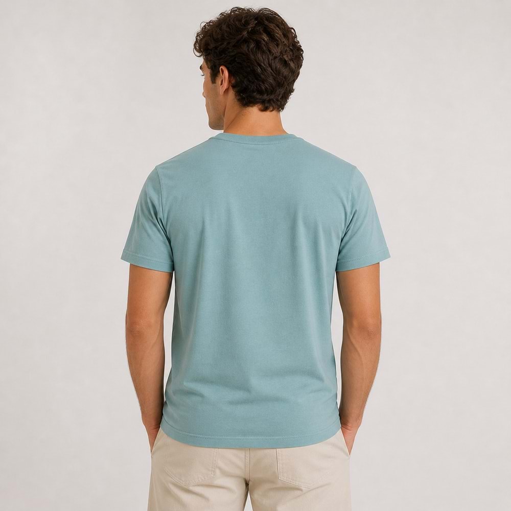 Mavi M0612736-71464 Mavi Mühür Logo Nakış Detaylı Tişört Erkek T-Shirt