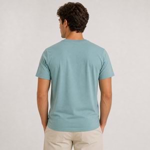 Mavi M0612736-71464 Mavi Mühür Logo Nakış Detaylı Tişört Erkek T-Shirt