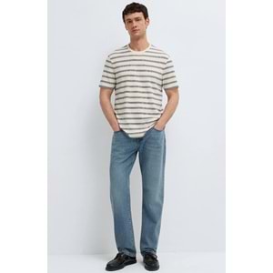 Mavi M0613336-70057 Çizgili Tişört Erkek T-Shirt