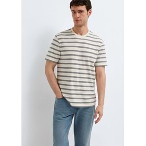 Mavi M0613336-70057 Çizgili Tişört Erkek T-Shirt