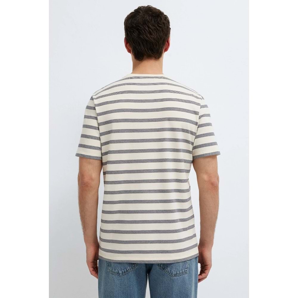 Mavi M0613336-70057 Çizgili Tişört Erkek T-Shirt
