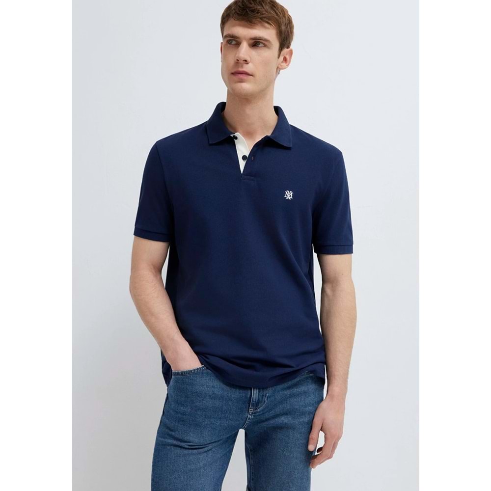 Mavi M0613287-70497 Mühür Logo Polo Yaka Tişört Erkek Tişort
