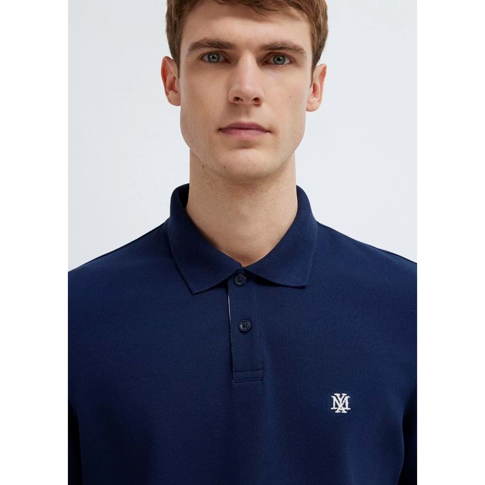 Mavi M0613287-70497 Mühür Logo Polo Yaka Tişört Erkek Tişort