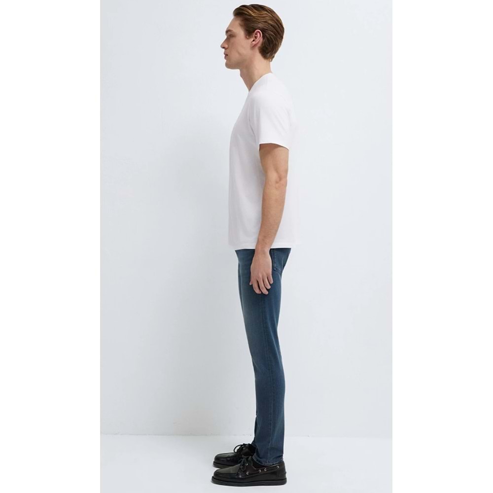 Mavi M0613270-620 Mavi Black Logo Baskılı Tişört Erkek T-Shirt