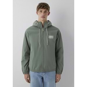 Mavi M0110622-80692 Mavi MVJNS 1991 Baskılı Kapüşonlu Spandex Kolej Mont Erkek Mont