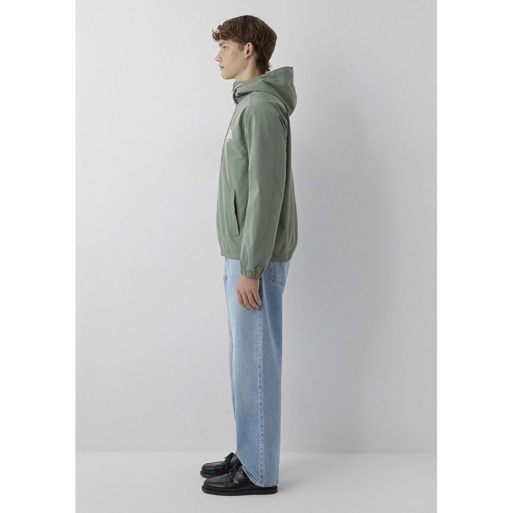Mavi M0110622-80692 Mavi MVJNS 1991 Baskılı Kapüşonlu Spandex Kolej Mont Erkek Mont