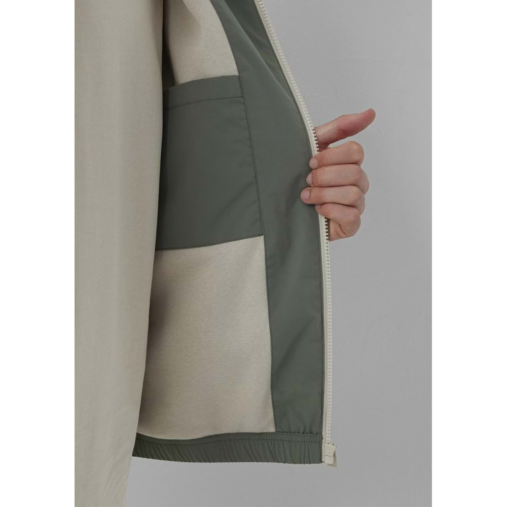 Mavi M0110622-80692 Mavi MVJNS 1991 Baskılı Kapüşonlu Spandex Kolej Mont Erkek Mont