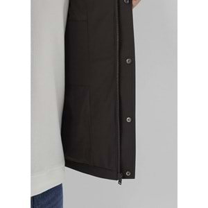 Mavi M0110833-70219 Mavi Nakış Logo Kapüşonlu Şişme Mont Erkek Mont
