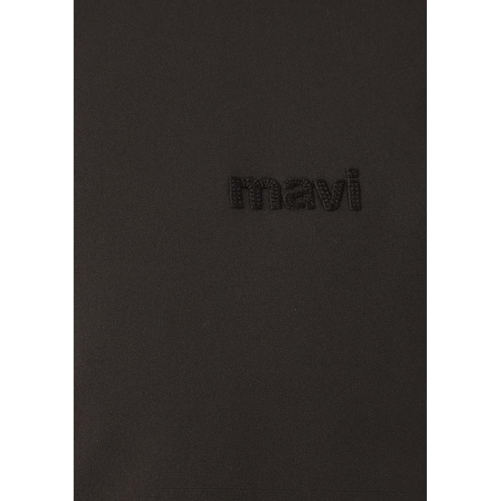 Mavi M0110833-70219 Mavi Nakış Logo Kapüşonlu Şişme Mont Erkek Mont