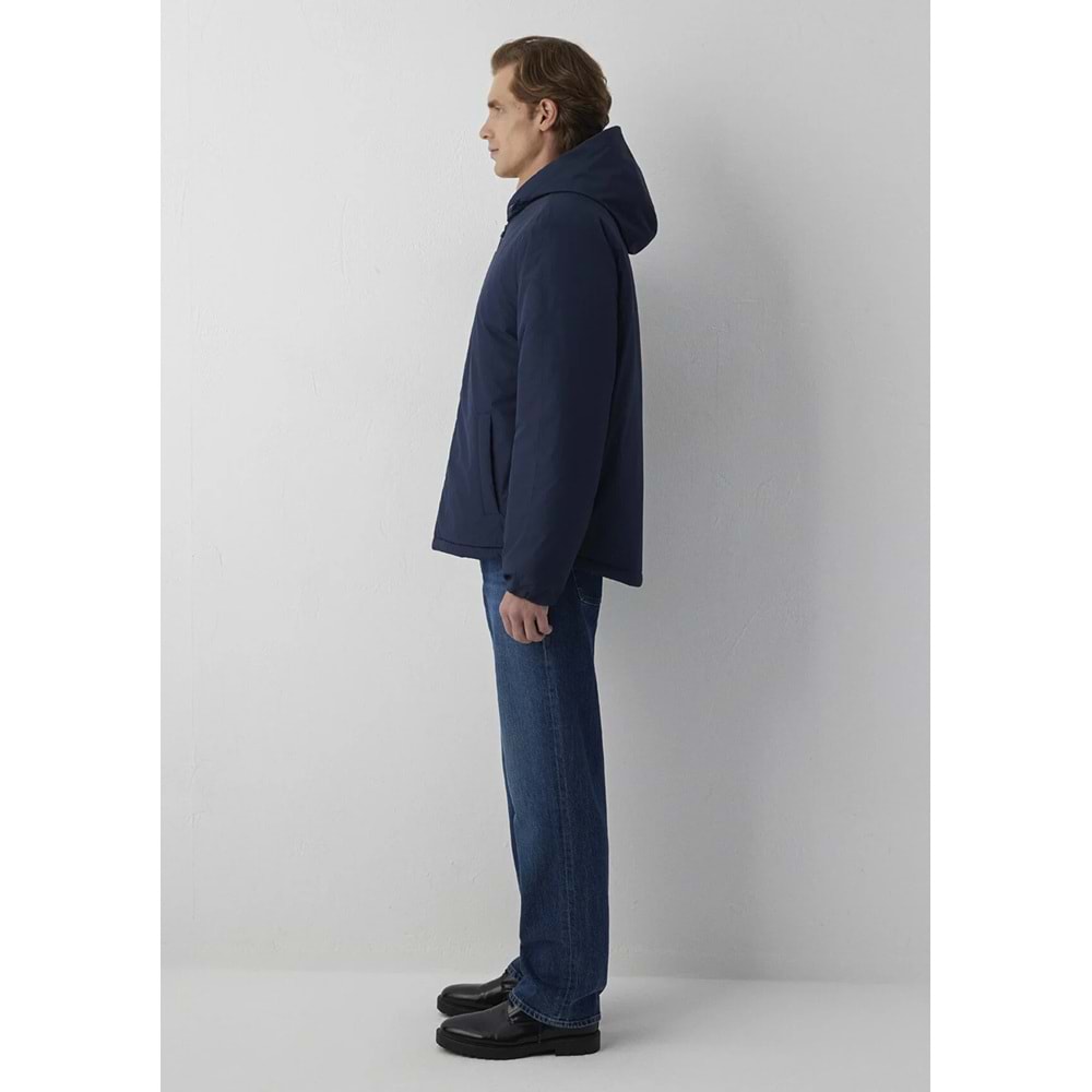 Mavi M0110832-82183 Mavi Jeans Baskılı Kapüşonlu Erkek Mont