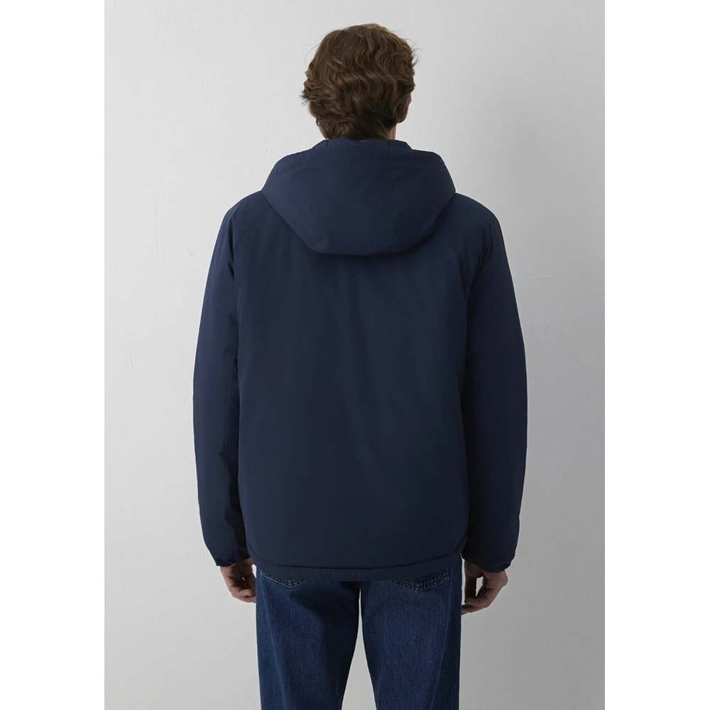 Mavi M0110832-82183 Mavi Jeans Baskılı Kapüşonlu Erkek Mont