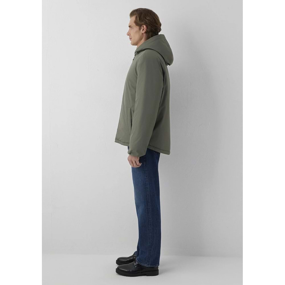 Mavi M0110832-85485 Mavi Jeans Baskılı Kapüşonlu Erkek Mont