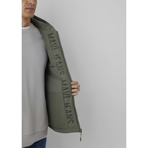 Mavi M0110832-85485 Mavi Jeans Baskılı Kapüşonlu Erkek Mont