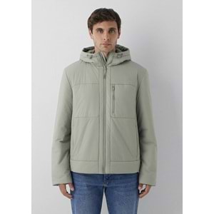 Mavi M0110840-71484 Mavi Kapüşonlu Şişme Mont Erkek Mont