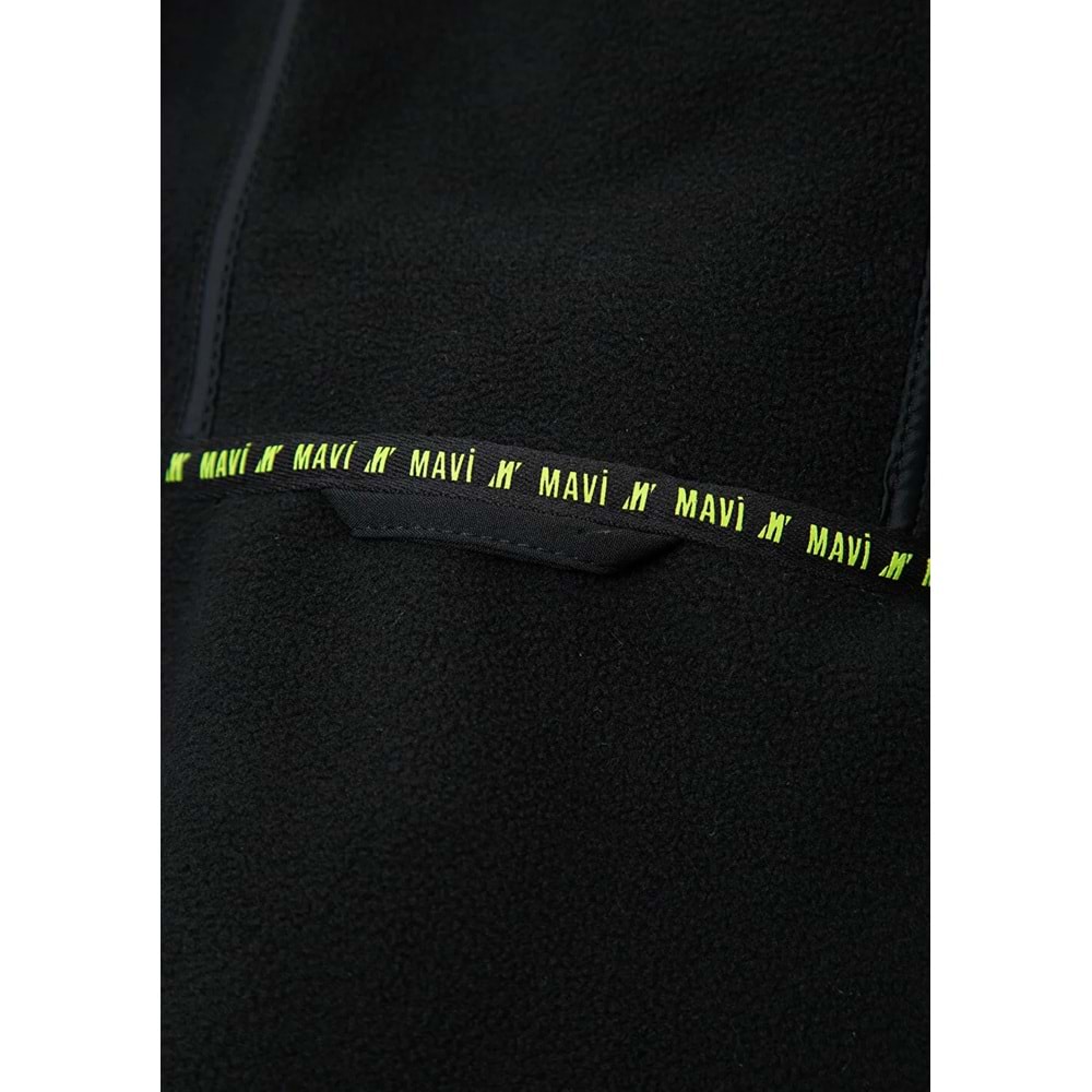 Mavi M0110848-71379 Mavi Su İtici Pro-Tech Water-Replent Kapüşonlu Spandex Erkek Mont