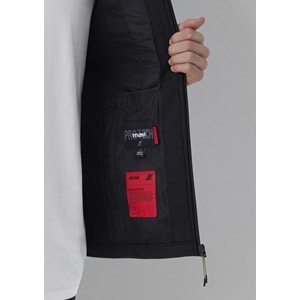 Mavi M0110848-71379 Mavi Su İtici Pro-Tech Water-Replent Kapüşonlu Spandex Erkek Mont
