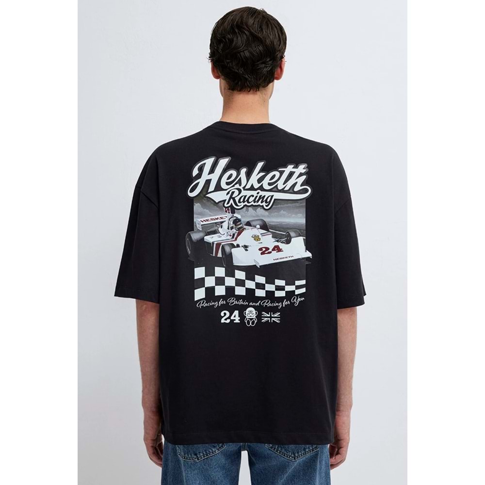 Mavi M0613354-900 Mavi Hasketti 24 Racing Baskılı Tişört Erkek T-Shirt
