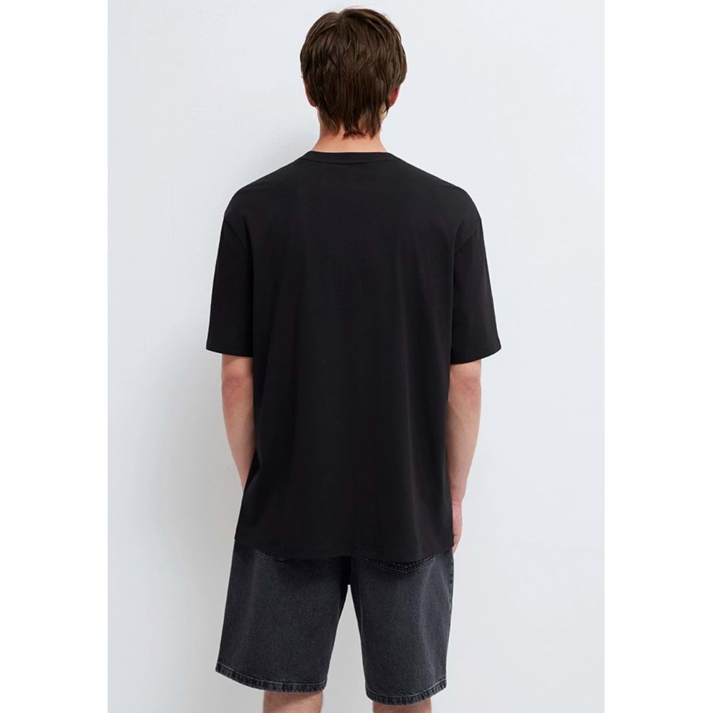 Mavi M0613385-900 Mavi Ahtapot Baskılı T-Shirt Erkek Tişort