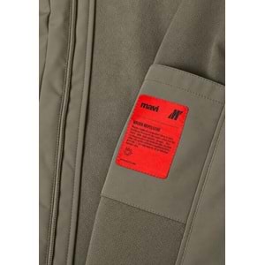 Mavi M0110852-70321 Mavi Su İtici Pro-Tech Water-Replent Kapüşonlu Spandex Erkek Mont