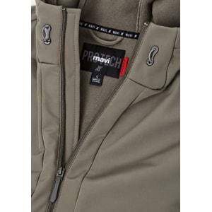 Mavi M0110852-70321 Mavi Su İtici Pro-Tech Water-Replent Kapüşonlu Spandex Erkek Mont