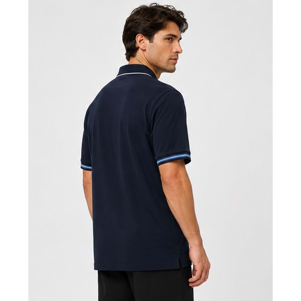 Mavi M0613369-70490 Şerit Detaylı Polo Yaka Tişört Erkek Tişort