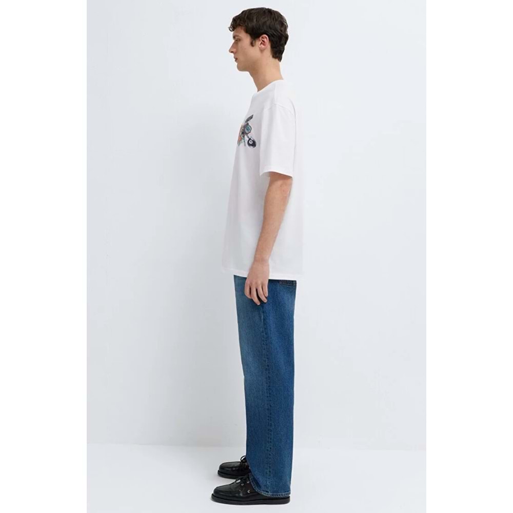 Mavi M0613390-620 Mavi Baskılı Tişört Erkek T-Shirt