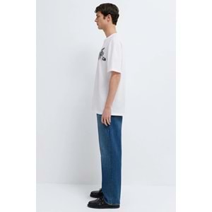 Mavi M0613390-620 Mavi Baskılı Tişört Erkek T-Shirt