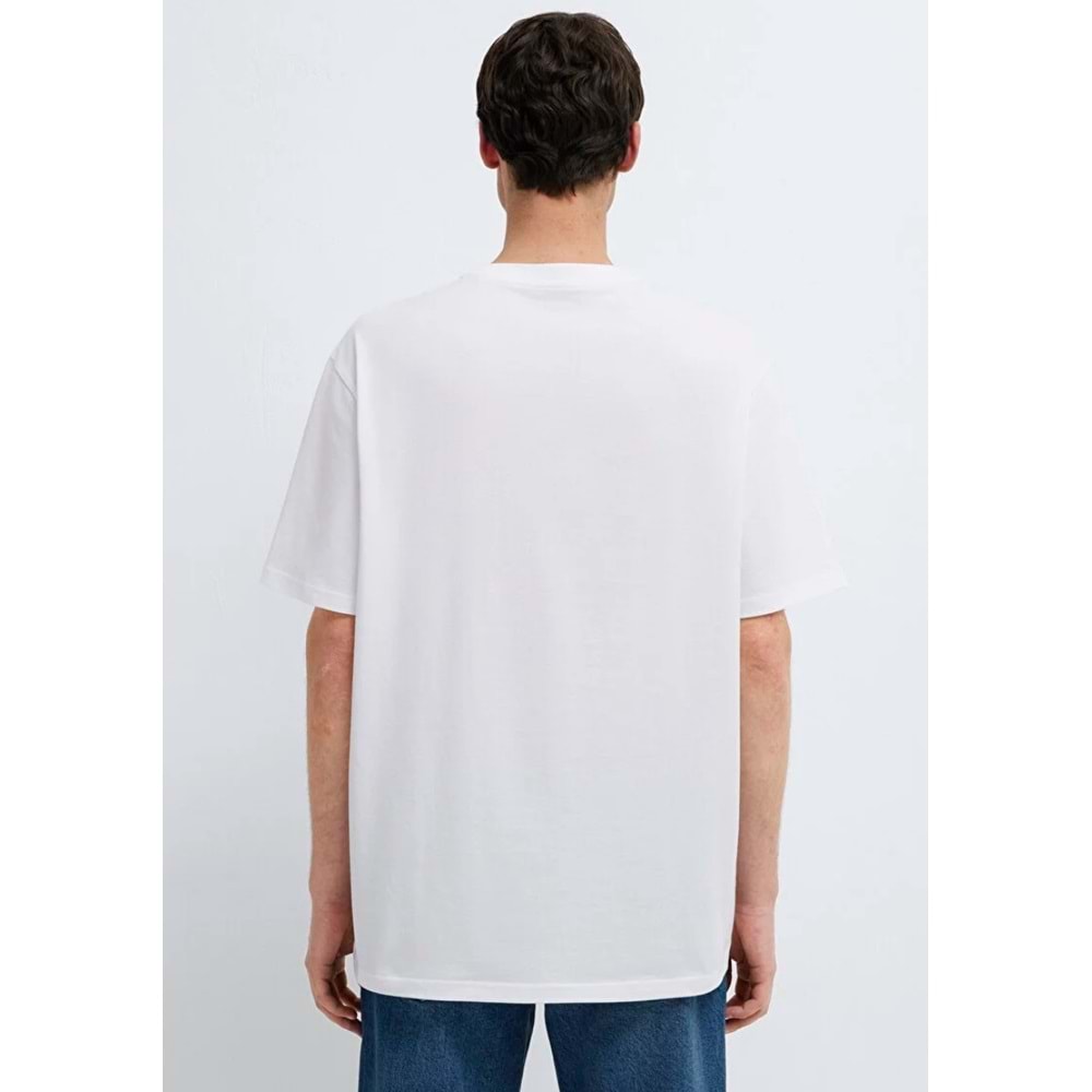 Mavi M0613390-620 Mavi Baskılı Tişört Erkek T-Shirt