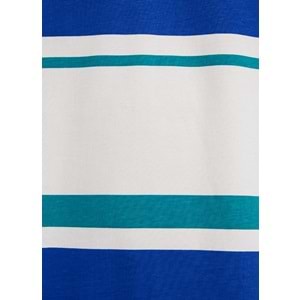 Mavi M0613331-70057 Basic Çizgili Tişört Loose Fit Tişört Erkek T-Shirt
