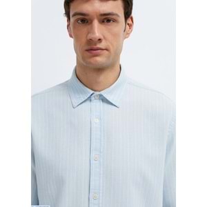 Mavi M0211967-91540 Çizgili Gömlek Regular Fit Erkek Gömlek