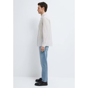 Mavi M0212004-91559 Keten Karışımlı Gömlek Regular Fit Erkek Gömlek