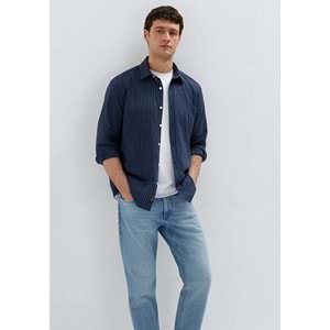 Mavi M0212004-91566 Keten Karışımlı Gömlek Regular Fit Erkek Gömlek