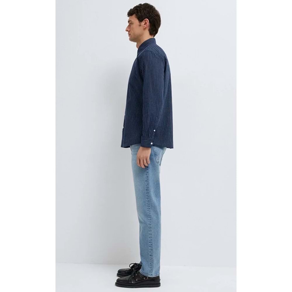 Mavi M0212004-91566 Keten Karışımlı Gömlek Regular Fit Erkek Gömlek