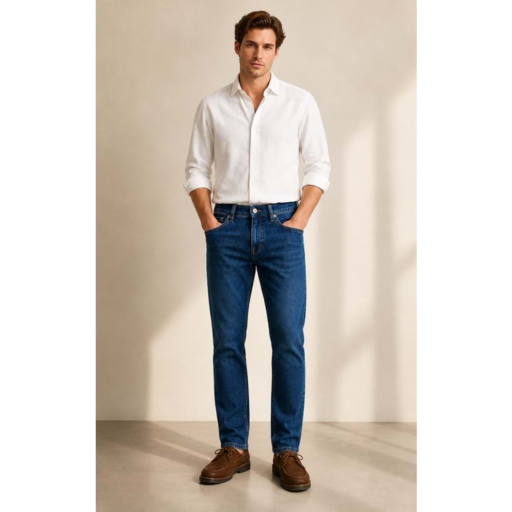 Mavi M00351A3285 Marcus Dark Mocca Mavi Black Jean Pantolon Erkek Kot Pantolon