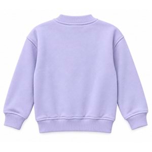 Mavi M7S10197-70523 Mavi Kalp Logo Baskılı Fermuarlı Kız Çocuk Sweatshirt