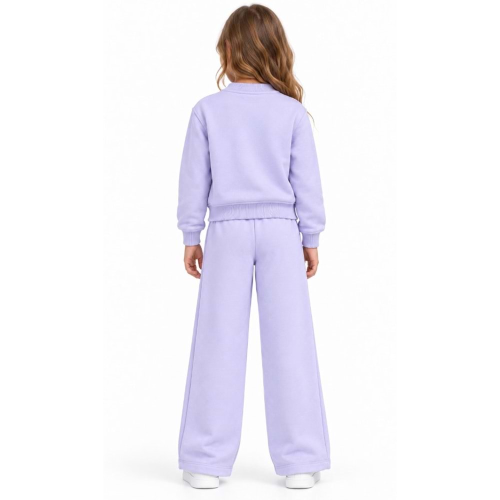 Mavi M7S10197-70523 Mavi Kalp Logo Baskılı Fermuarlı Kız Çocuk Sweatshirt