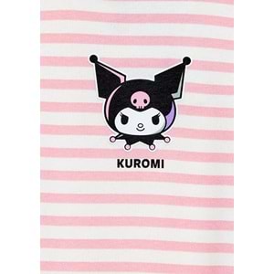 Mavi M7S10201-91630 Mavi Kuromi Baskılı Çizgili Kız Çocuk Sweatshirt