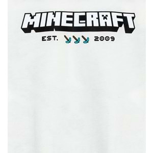 Mavi M6610492-70057 Minecraft Baskılı Erkek Çocuk Tişört