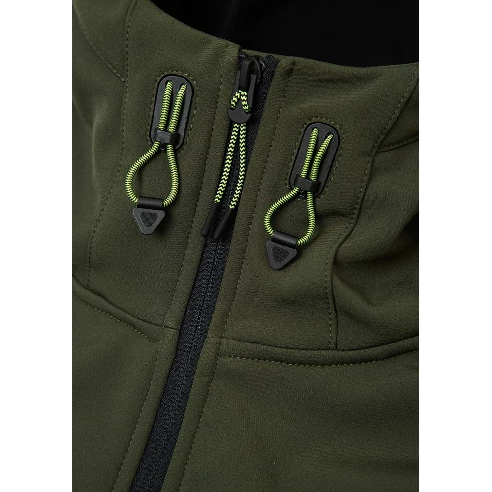 Mavi M0110848-71545 Mavi Su İtici Pro-Tech Water-Replent Kapüşonlu Spandex Erkek Mont
