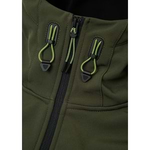 Mavi M0110848-71545 Mavi Su İtici Pro-Tech Water-Replent Kapüşonlu Spandex Erkek Mont