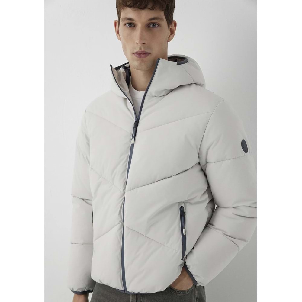 Mavi 0110360-70080 Şişme Mont Kapüşonlu Erkek Mont
