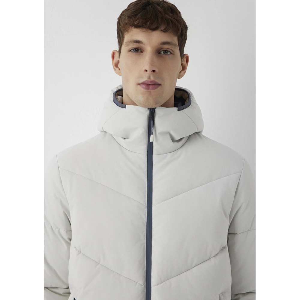 Mavi 0110360-70080 Şişme Mont Kapüşonlu Erkek Mont