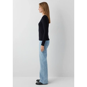 Mavi M1710910-900 Mavi Burgu Desenli Kazak Kadın Sweatshirt